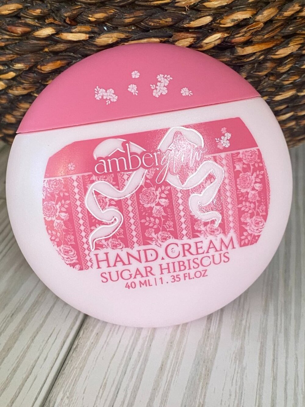 5/$10  Amber Glow Hand Cream SUGAR HIBISCUS